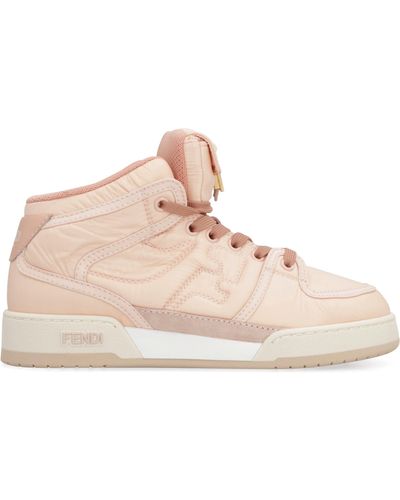 Fendi Match High-top Sneakers - Pink