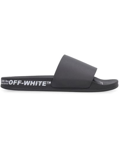 Off-White c/o Virgil Abloh Rubber Slides - Black
