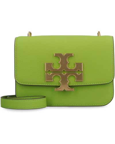 Tory Burch Eleanor Leather Mini Crossbody Bag - Green