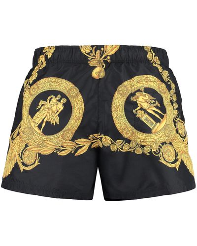 Versace Shorts da mare stampati - Bianco