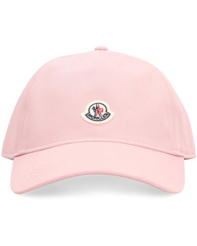 Moncler Logo Baseball Cap - Pink