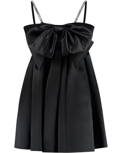 Nina Ricci Satin Dress - Black