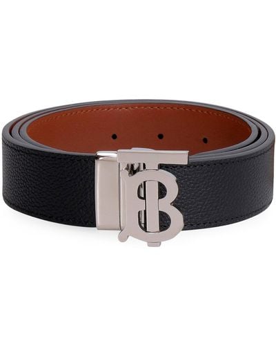 Burberry Reversible Leather Belt - Brown