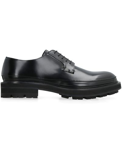 Alexander McQueen Scarpe derby in pelle - Nero