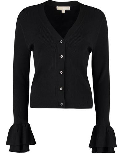 Michael kors black on sale cardigan