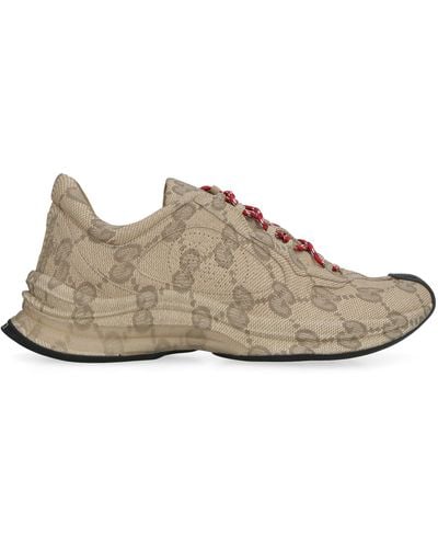 Gucci Run Low-Top Trainers - Brown