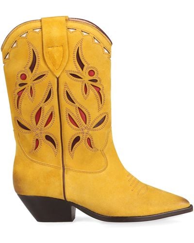 Isabel Marant Duerto Ankle Boots - Yellow
