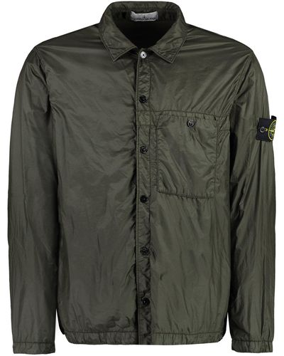 Stone Island Technical Fabric Overshirt - Brown