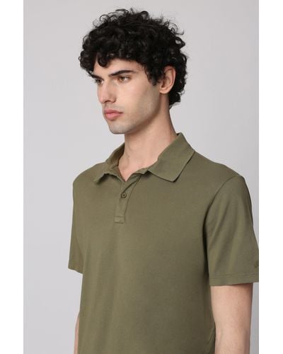 Paul & Shark Short Sleeve Cotton Polo Shirt - Green