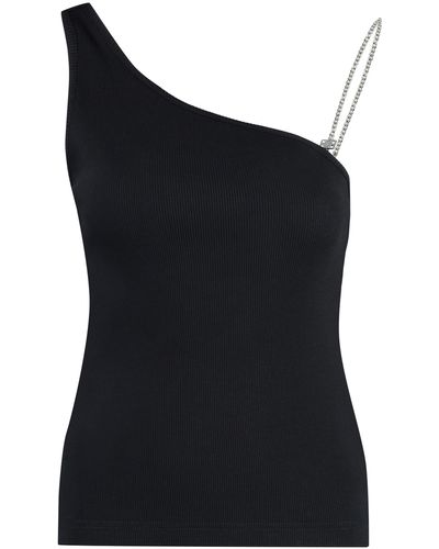 Givenchy Tank top a costine - Nero