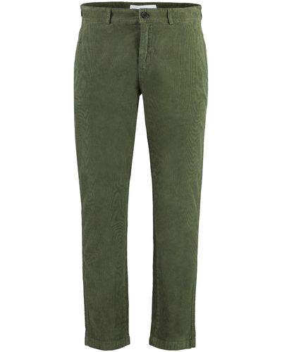 Department 5 Pantaloni chino Prince in velluto a coste - Verde