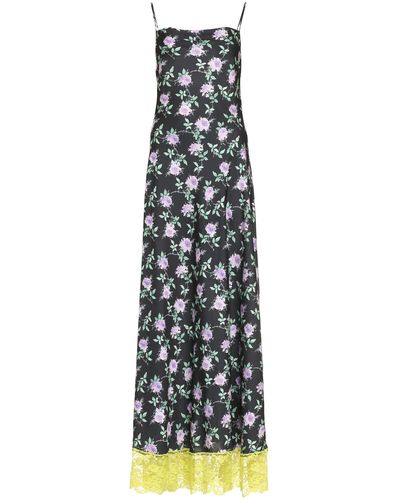 MSGM Printed Maxi Dress - White