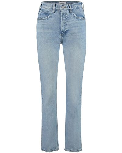 FRAME Jeans straight leg a 5 tasche - Blu