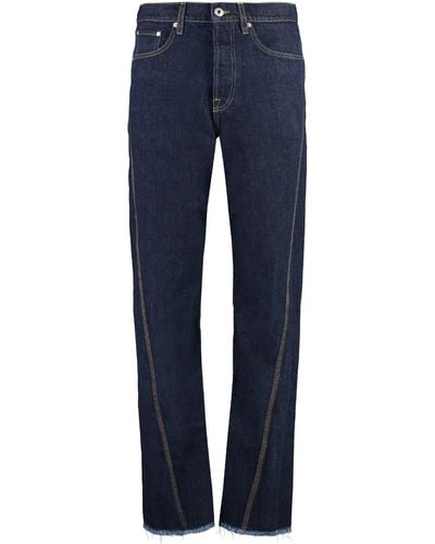 Lanvin Jeans straight leg a 5 tasche - Blu