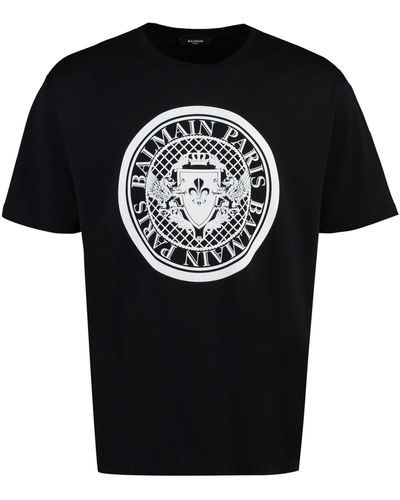 Balmain T-shirt con stampa - Nero