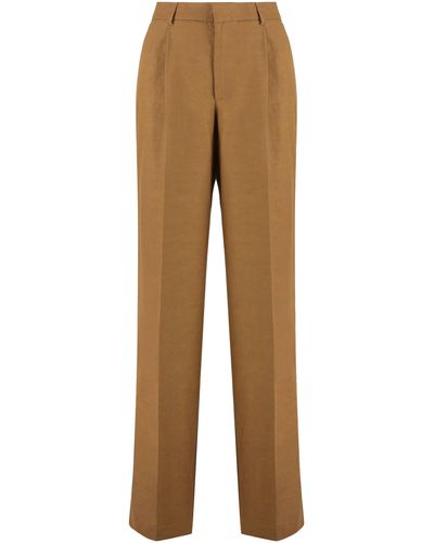 PT01 Straight-leg Trousers - Natural