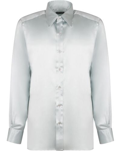 Tom Ford Camicia in seta - Grigio