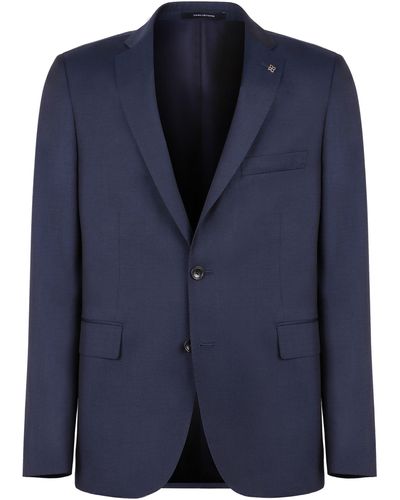 Tagliatore Virgin Wool Two-piece Suit - Blue