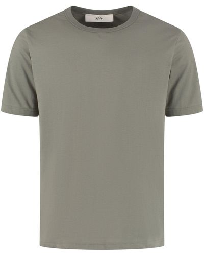 Séfr Luca Crew-neck T-shirt - Grey