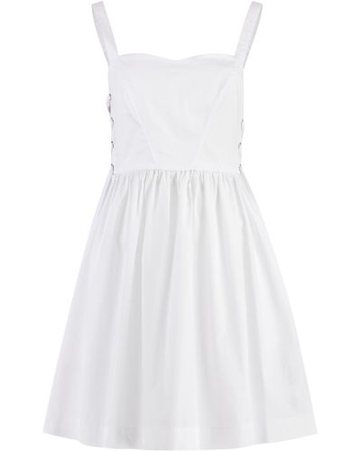Pinko Cotton Mini Dress - White