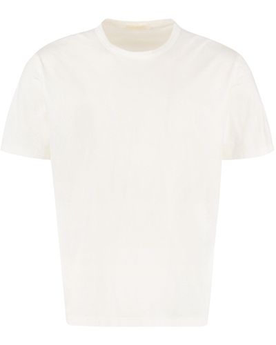 Our Legacy T-shirt girocollo New Box in cotone - Bianco