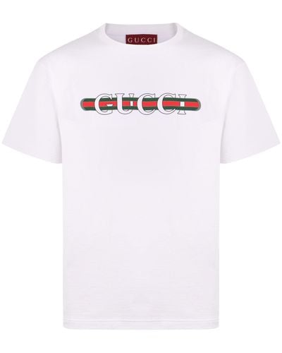 Gucci Cotton-jersey T-shirt - White