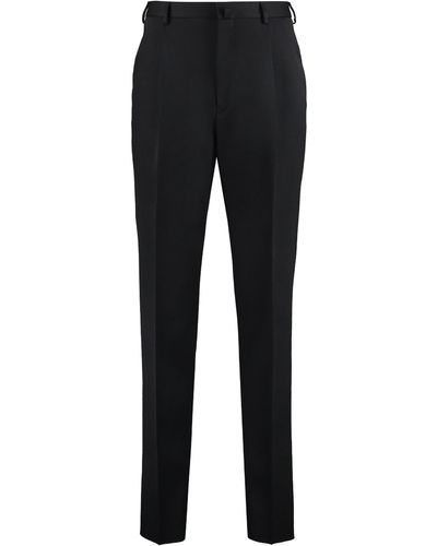Lanvin Tailored Wool Trousers - Black