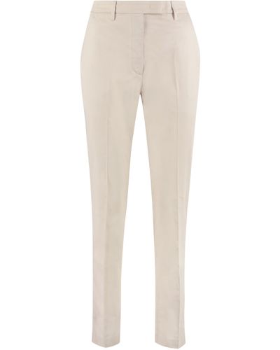 Department 5 Stretch Cotton Trousers - Natural
