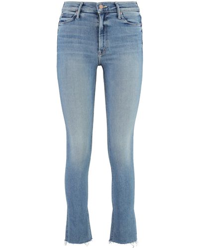Mother Jeans straight leg Dazzler - Blu