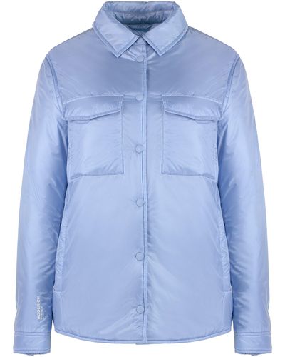 Woolrich Overshirt in nylon - Blu
