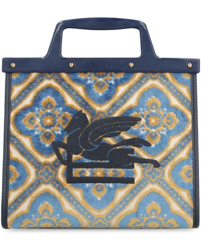 Etro Mini shopping-bag Love Trotter - Blu