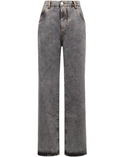 Etro 5-pocket Straight-leg Jeans - Gray