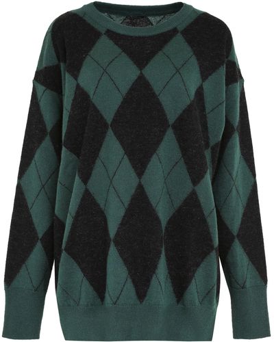 Aspesi Argyle Sweater - Green