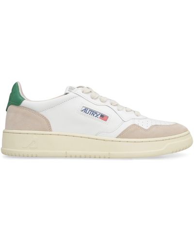 Autry Medalist Leather Low-top Trainers - White