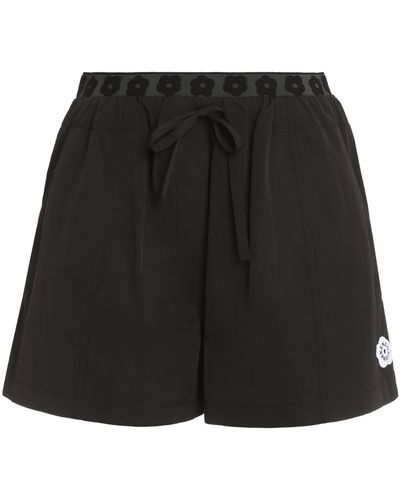 KENZO Shorts in misto cotone - Nero