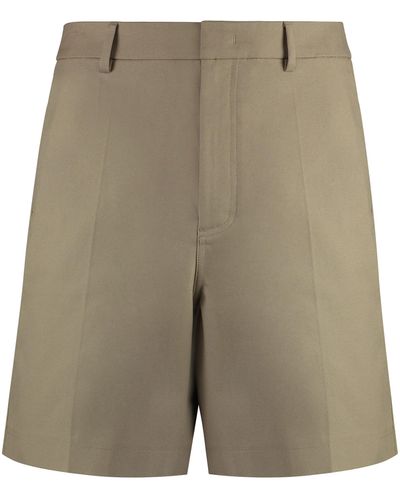 Valentino Cotton Bermuda Shorts - Gray