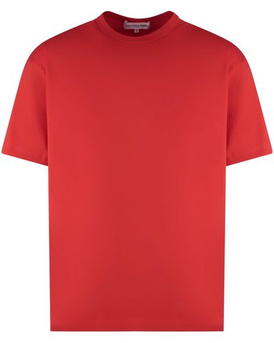 Comme des Garçons Logo-print Cotton T-shirt - Red