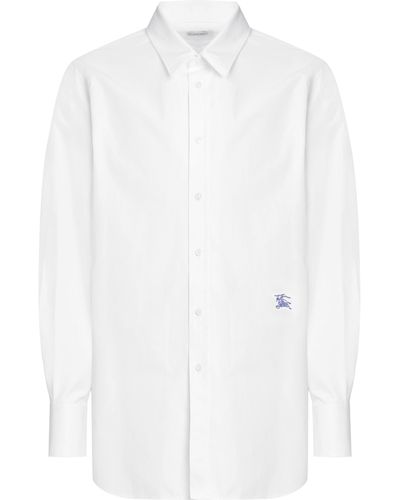 Burberry Camicia in popeline di cotone - Bianco