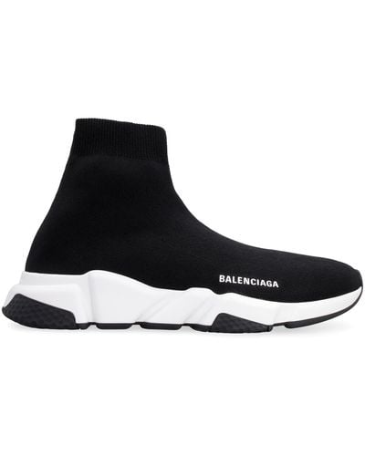 Balenciaga Sneakers a calzino Speed in maglia - Bianco