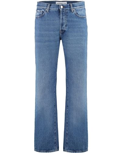 Department 5 Bowl Jeans 5-pocket Straight-leg Jeans - Blue