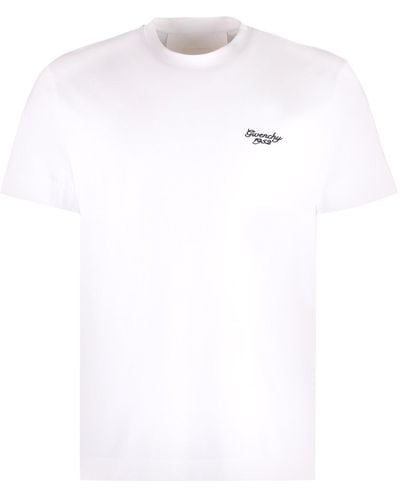 Givenchy T-shirt girocollo in cotone - Bianco