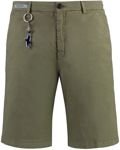 Paul & Shark Cotton Bermuda Shorts - Green