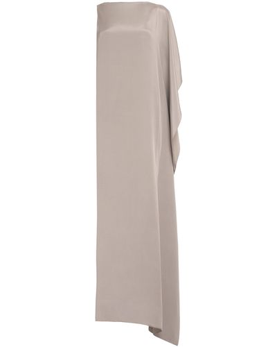 Max Mara Crepe-de-chine Gown - Brown