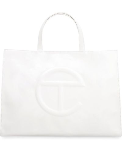 TELFAR Borsa Shopping Medium Bag - Silver