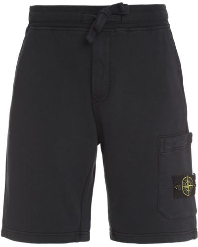 Stone Island Cotton Bermuda Shorts - Gray