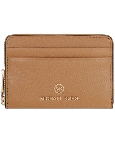 MICHAEL Michael Kors Jet Set Leather Wallet - Brown