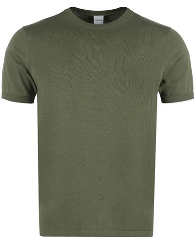 Aspesi Cotton Knit T-shirt - Green