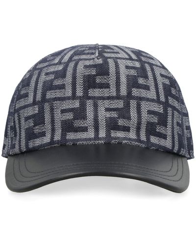 Fendi Logo Baseball Cap - Gray