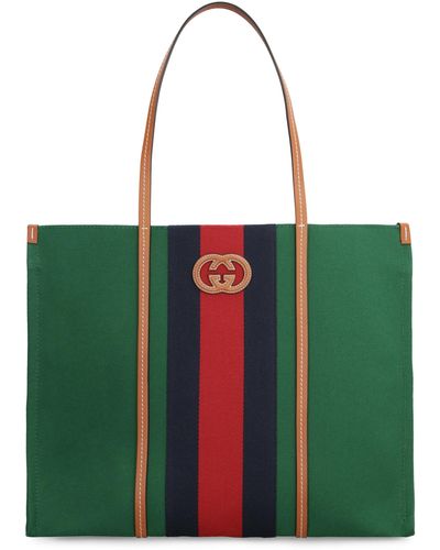 Gucci Interlocking G Tote Bag - Green