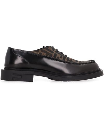 Fendi Scarpe stringate Frame - Nero